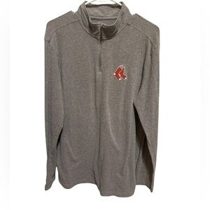 U see Armour Men’s MLB Boston Red Sox 1/4 Zip Pullover Long Sleeve Shirt Sz L
